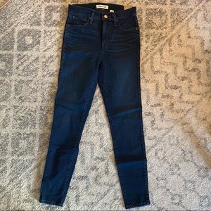 Madewell 10” high rise skinny / Hayes Wash